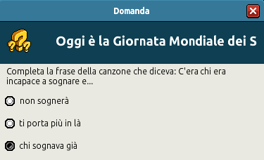 Quiz per la Giornata Mondiale dei Sogni 2024 710