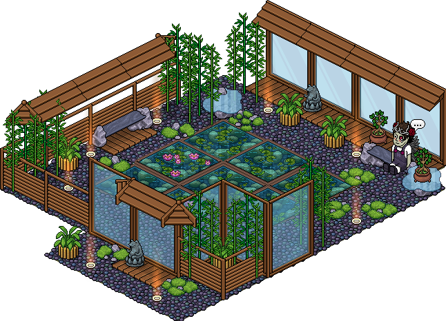 Reinserito affare Giardino Zen in catalogo su Habbo Affare21