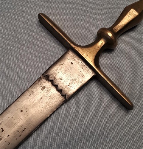 brass and steel dagger Water102