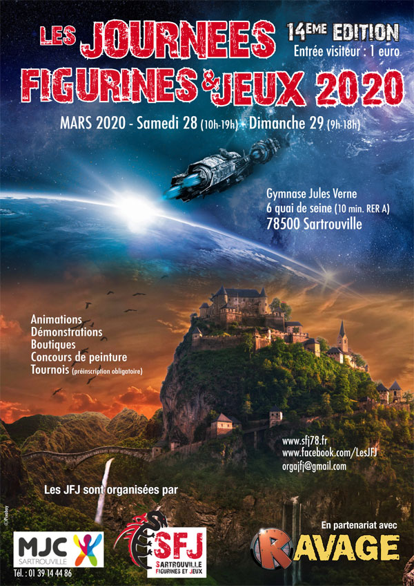 [Région Parisienne] JFJ 2020 la 14ème !! Sartrouville !! 78 !! 28 & 29 Mars 2020 Affich12