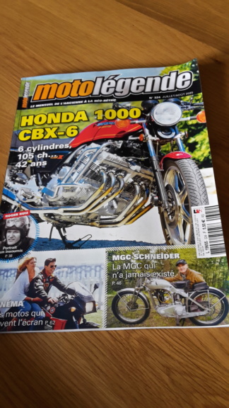 un article de plus sur la CBX dans moto légende. 20200611