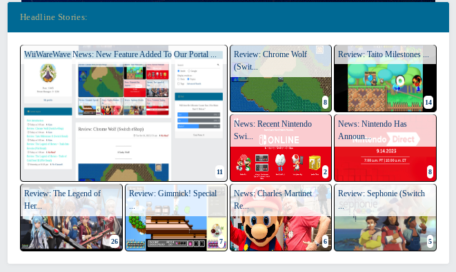 WiiWareWave News: New Feature Added To Our Portal Page! Screen39