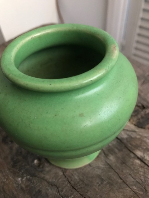 Small Green Glazed Studio Vase - Probably Denby 1cbdf610