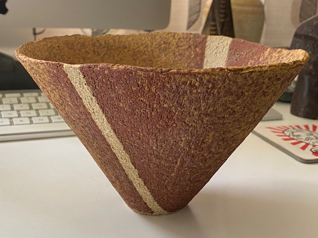 Rustic Conical Studio Bowl with Mystery DD Mark C47c9610