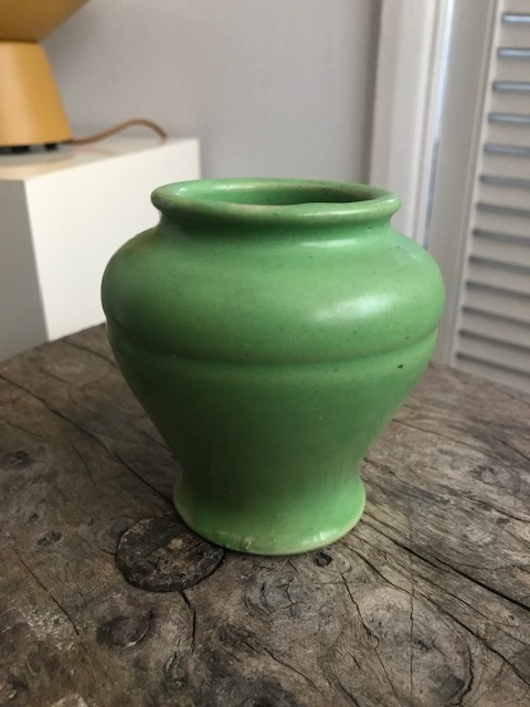 Small Green Glazed Studio Vase - Probably Denby C9cd8a10