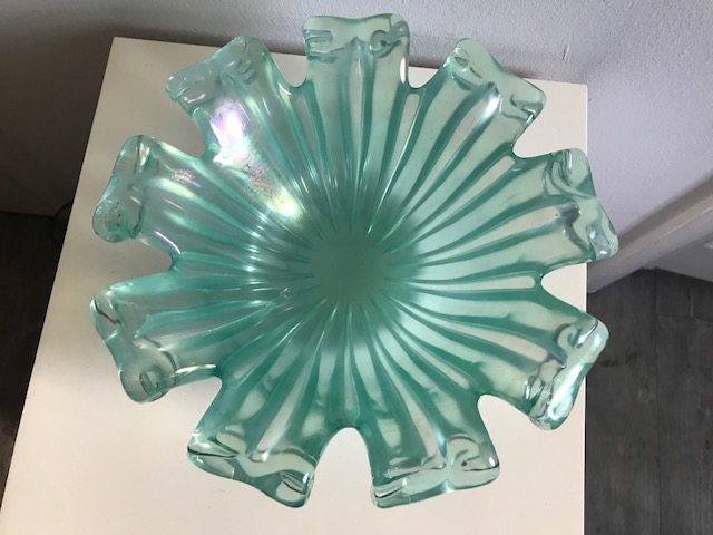 Ercole Barovier? Murano Iridescent Glass Bowl D101b710