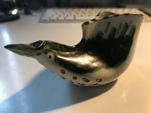 Rye Pottery Bird Water Dropper?? D4694210