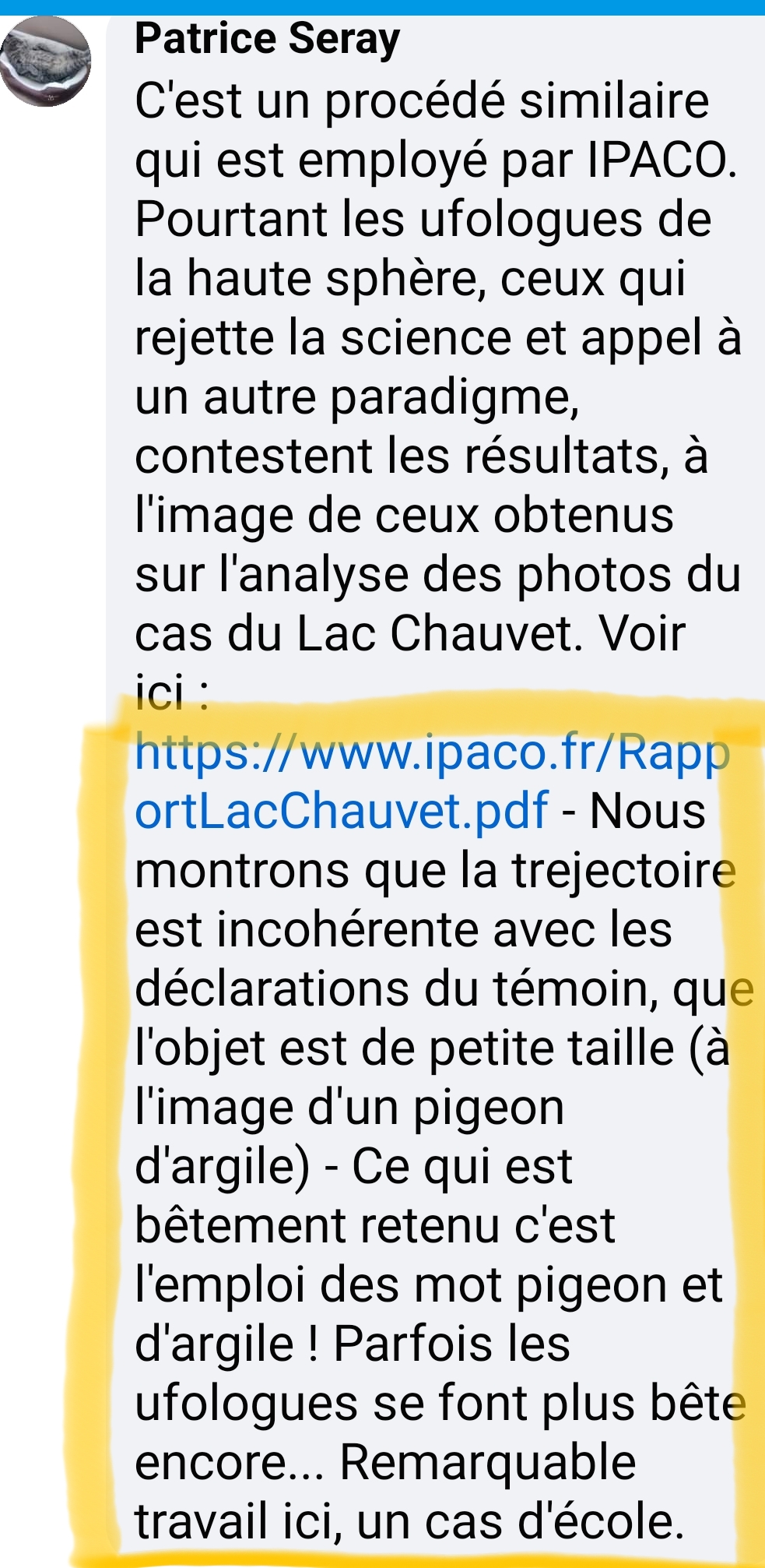 Ipaco - Lac Chauvet, l'enquête et l'analyse par IPACO - Page 33 Img_2011