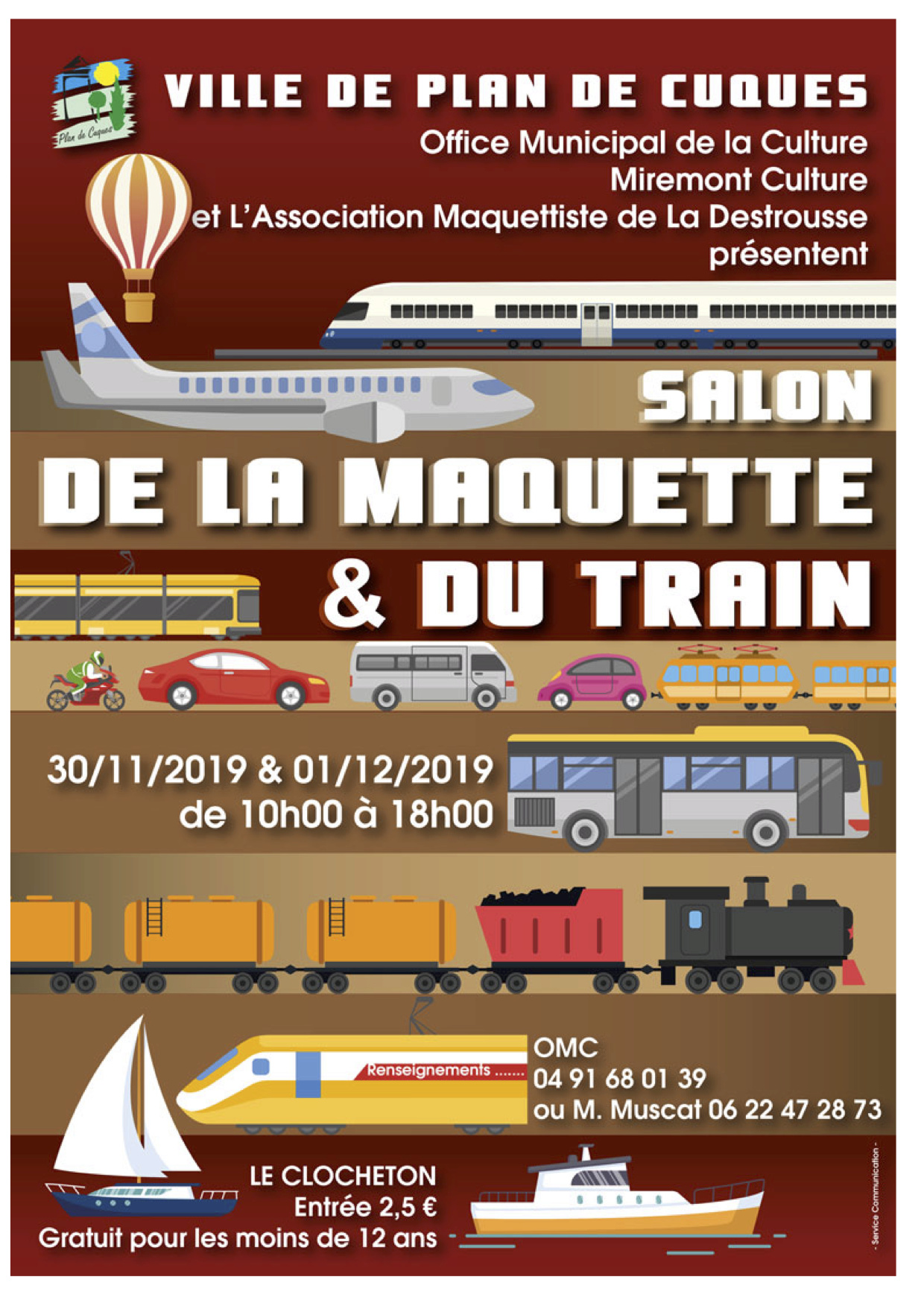 Salon de la maquette et du train à Plan-de-Cuques (13) Affich12