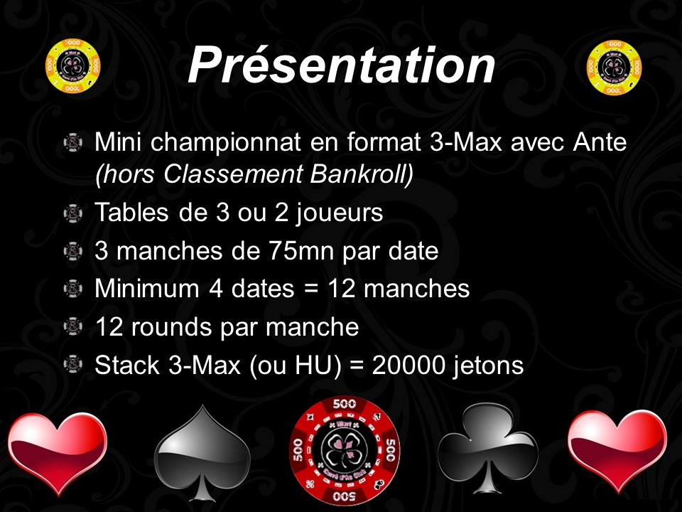 Règlement du championnat 3-MAX Diapos26