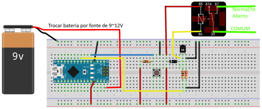 Esquema Temporizador cíclico  Contad10