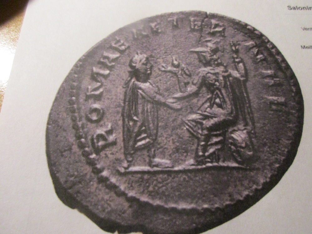 Monnaie romaine de Salonine. Img_9312