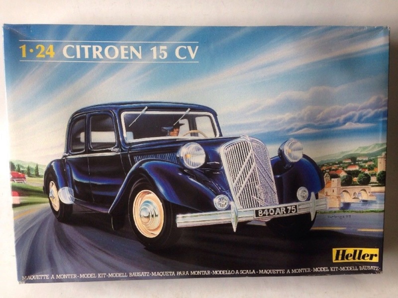 CITROËN 15 SIX CYLINDRES traction avant 1/24ème Réf 763 Citroz35