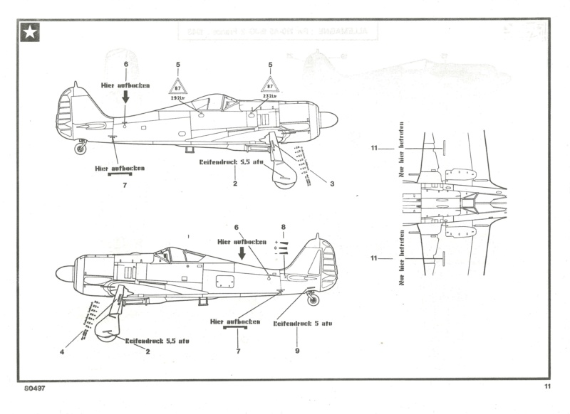 FOCKE WULF Fw 190-A 1/24ème Réf 80497 Fw_19018