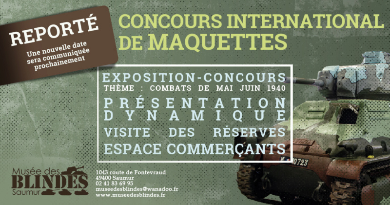 SAUMUR (49 MAINE ET LOIRE) Exposition les 30 et 31 mai 2020 ... Reporté ... R_202010