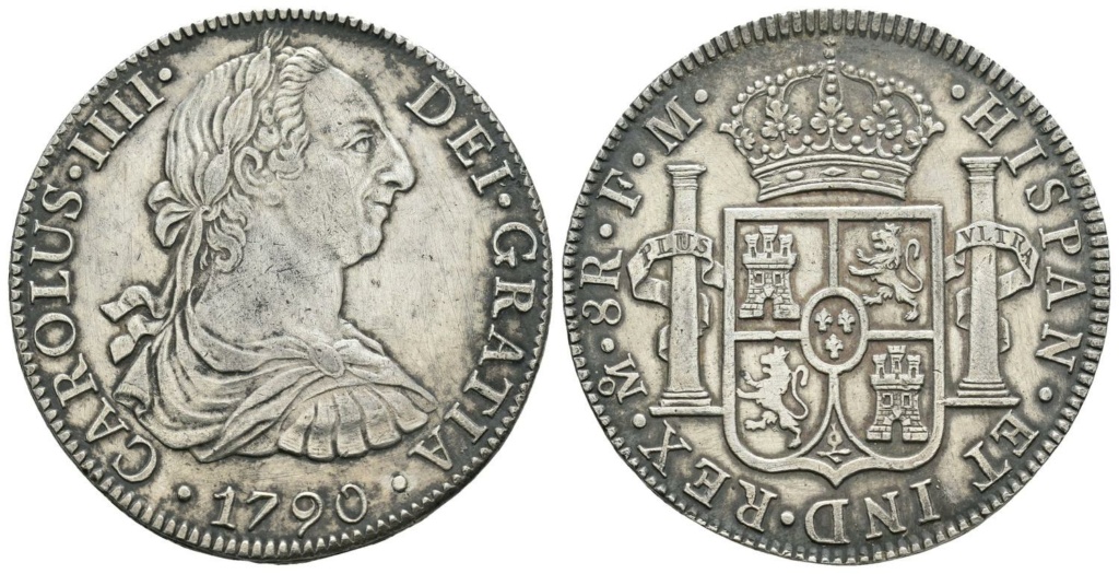 8 Reales 1810 Fernando VII ,busto de su padre Carlos IV  ceca NG ,Nueva Guatemala 42309710