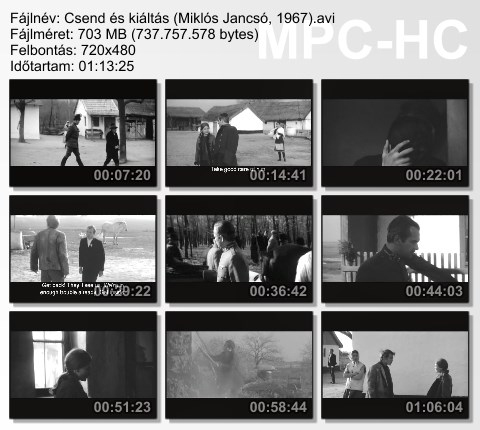 Csend és kiáltás (1967) DVDRip DivX HUN Csk210