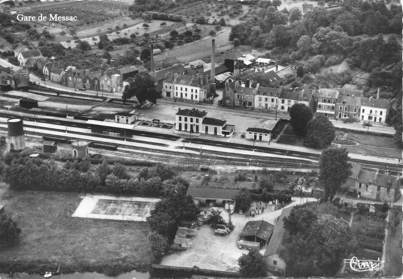 Gare de Messac (ligne Rennes-Redon) Vue_az10