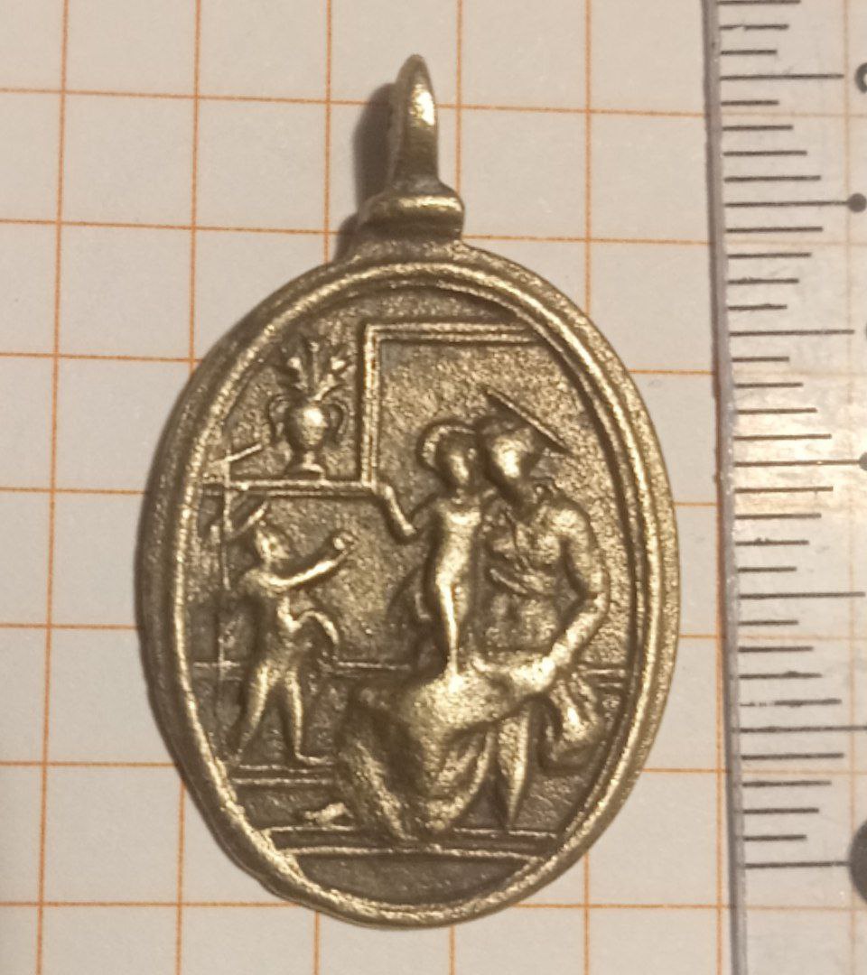 Santos Pedro y Pablo / La Virgen con el Niño Jesús y San Juanito. S. XVII Medall11