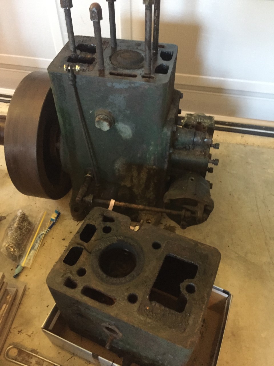 Lister D shaft drive - my new / first project Twopie10
