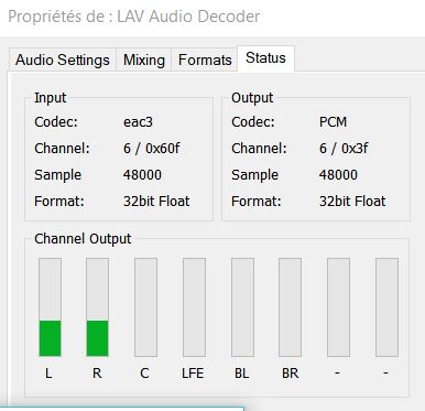 AAC not working via SPDIF despite the settings configuration