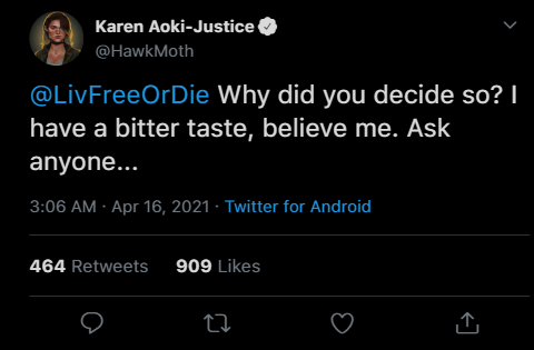 Karen Aoki-Justice @HawkMoth Tw310