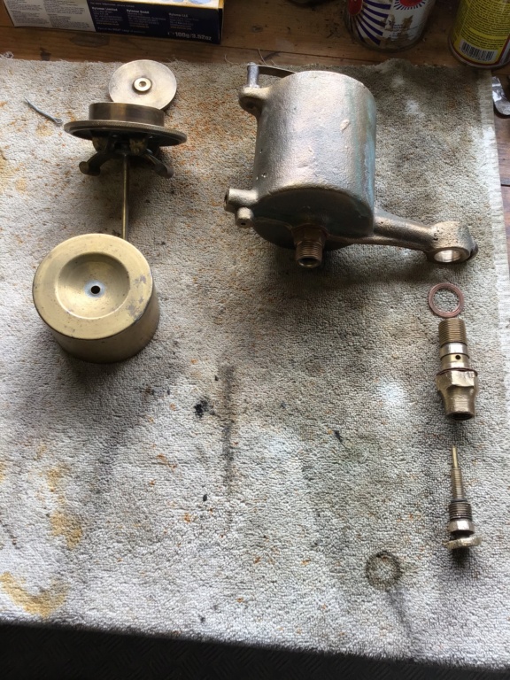 Brass fuel needle valve for Crossley P1060 F8458c10