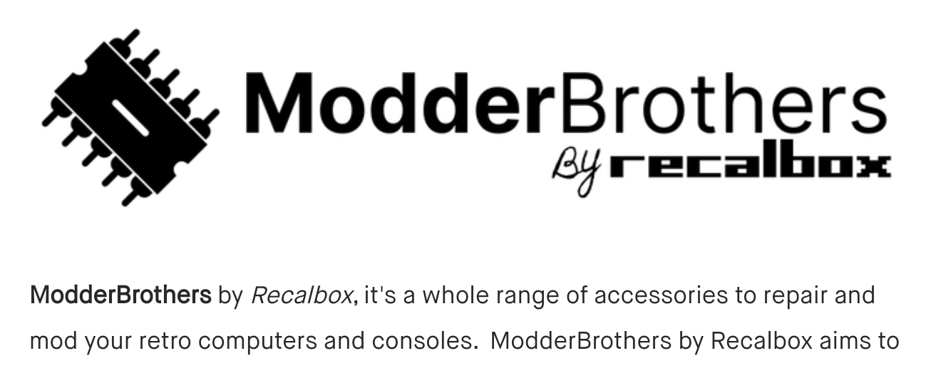Modder Brothers: hardware mods for retro computer & consoles Scree105