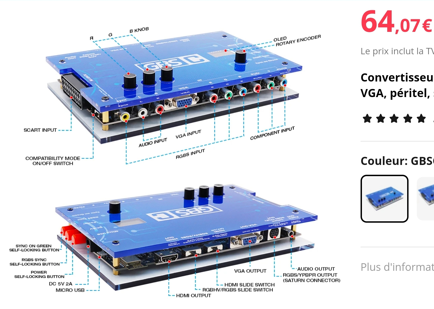 Les meilleures affaires AliExpress (retrogaming) - Page 9 Scree172