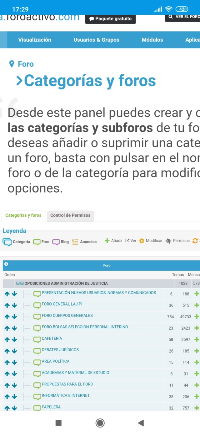 Cómo puedo cambiar la palabra "foro" Screen63