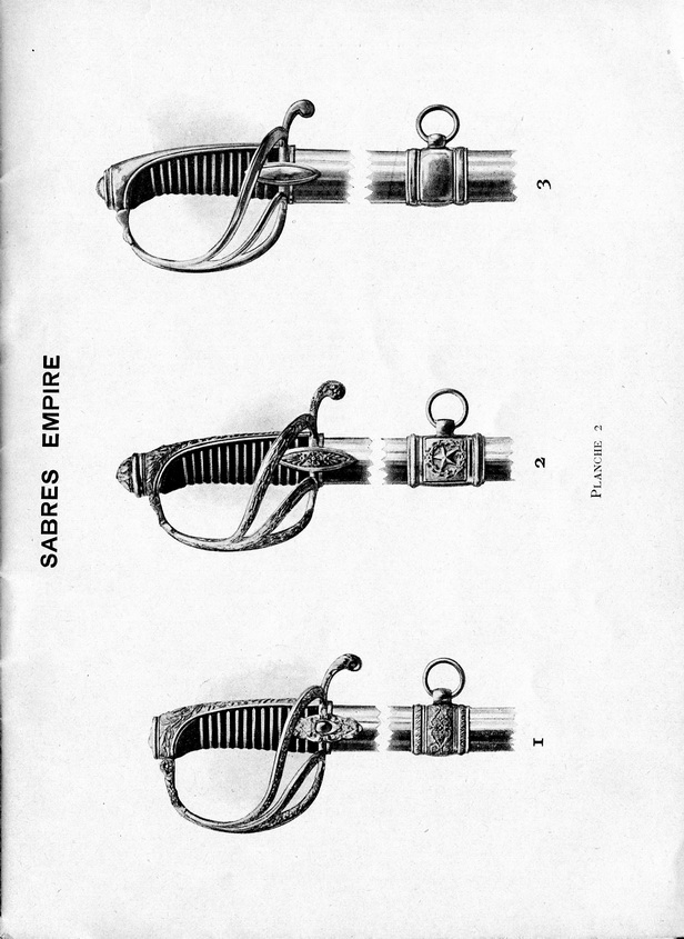 Sabre d'officier de cavalerie type an IX Planch10