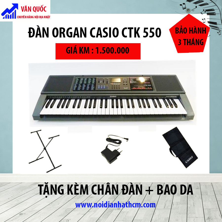 ĐÀN ORGAN CASIO CTK 550 NỘI ĐỊA NHẬT Ctk_5511