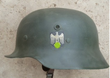 Casque de parade Wehrmacht double insigne 113