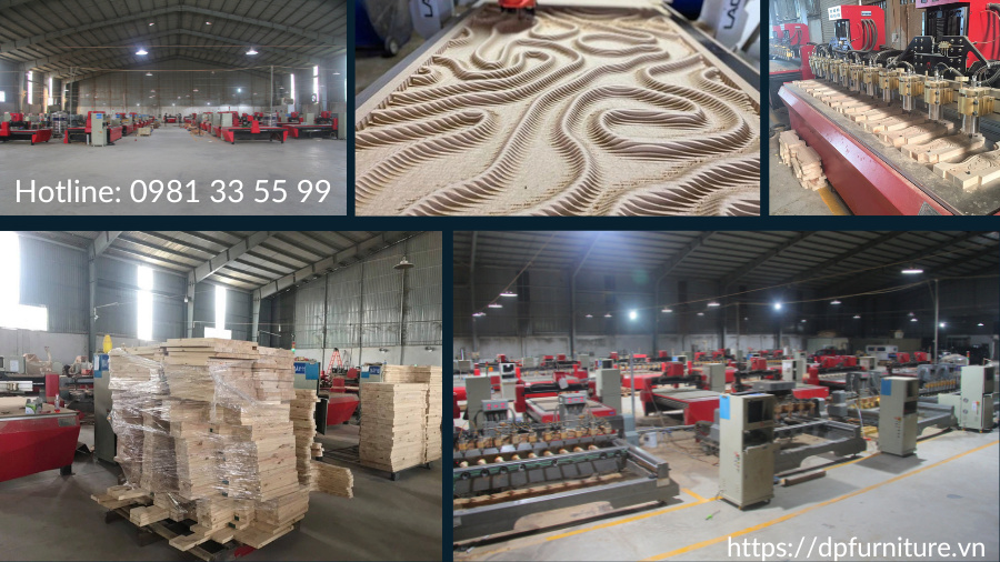 Nhà máy gia công chạm CNC gỗ xuất khẩu theo yêu cầu tại Bình Dương Nha-ma14