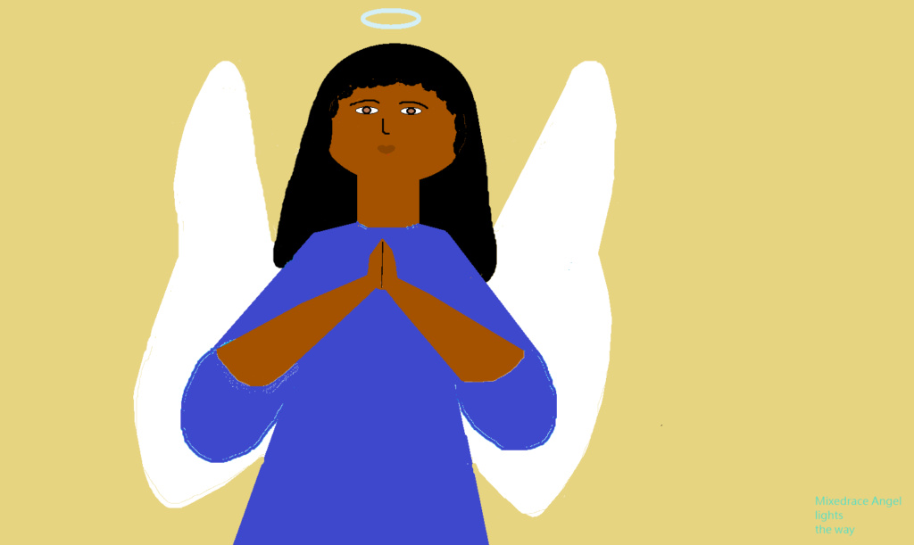 Mixed-race angel lights the way Angels20