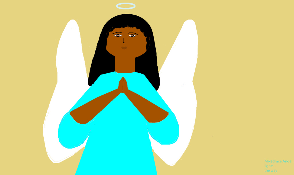 Mixed-race angel lights the way Angels21
