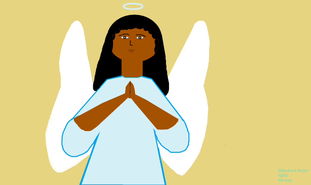 Mixed-race angel lights the way Angels22