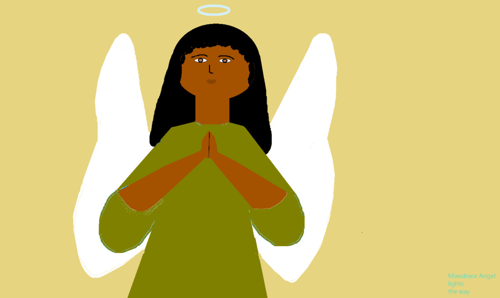 Mixed-race angel lights the way Angels23