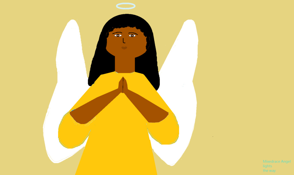Mixed-race angel lights the way Angels25