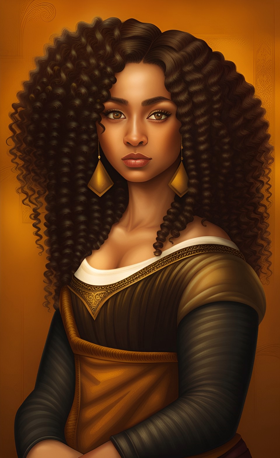 Beautiful art work of mixed-race women Dreamc21