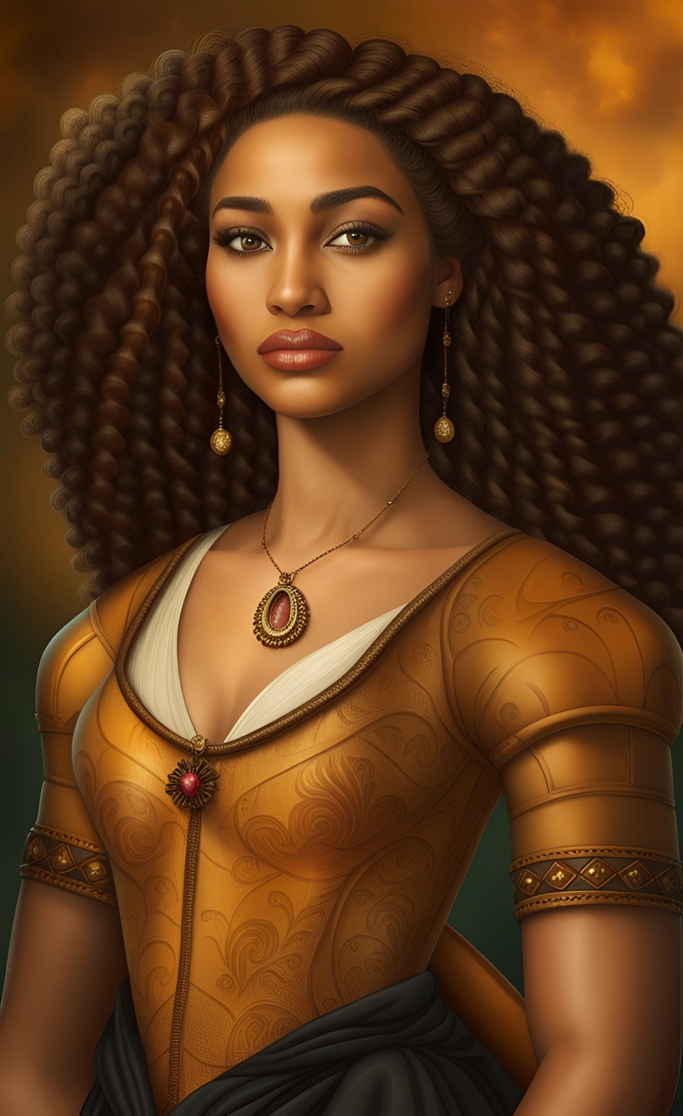 Beautiful iconic art work of mixed-race women Dreamc23