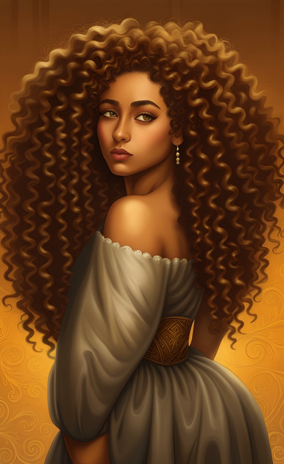 Beautiful iconic art work of mixed-race women Dreamc26