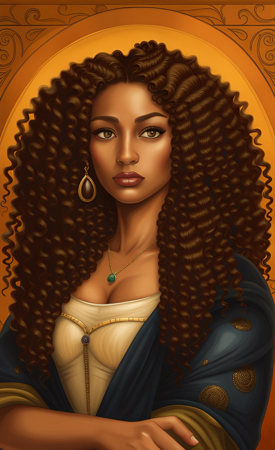 Beautiful iconic art work of mixed-race women Dreamc29