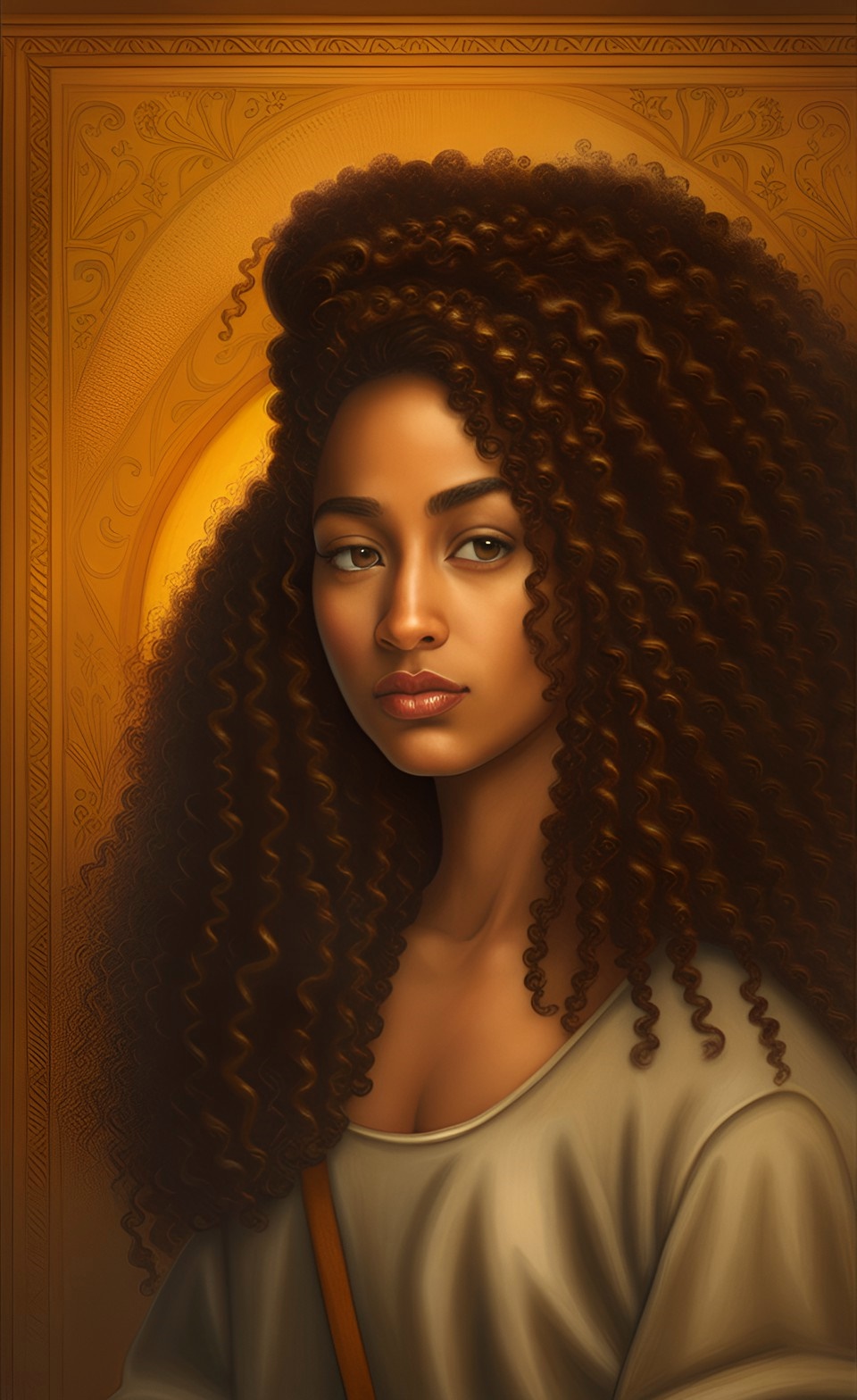Beautiful iconic art work of mixed-race women Dreamc32