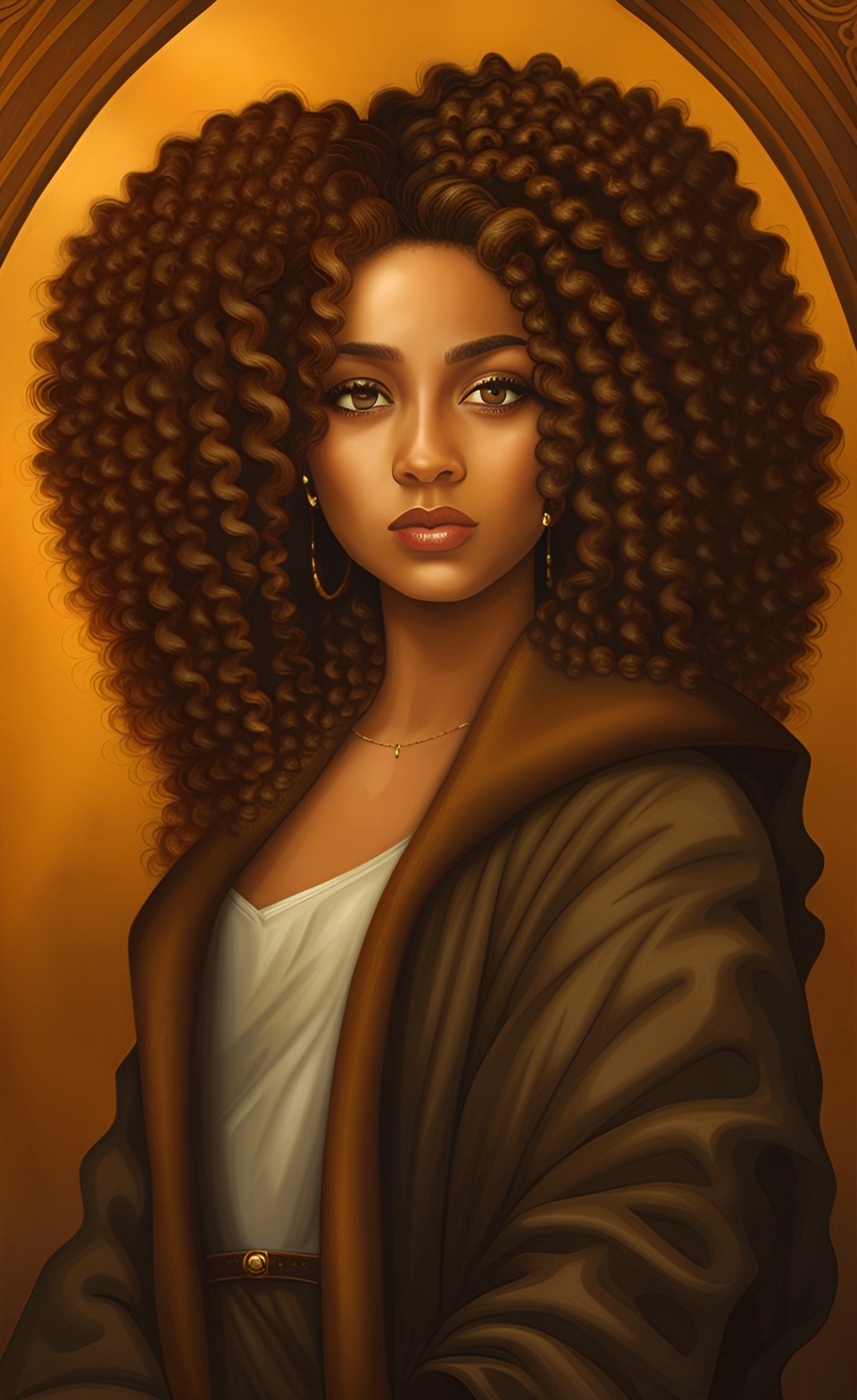 Beautiful iconic art work of mixed-race women Dreamc36