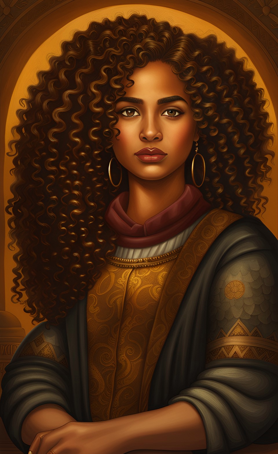 Beautiful iconic art work of mixed-race women Dreamc45