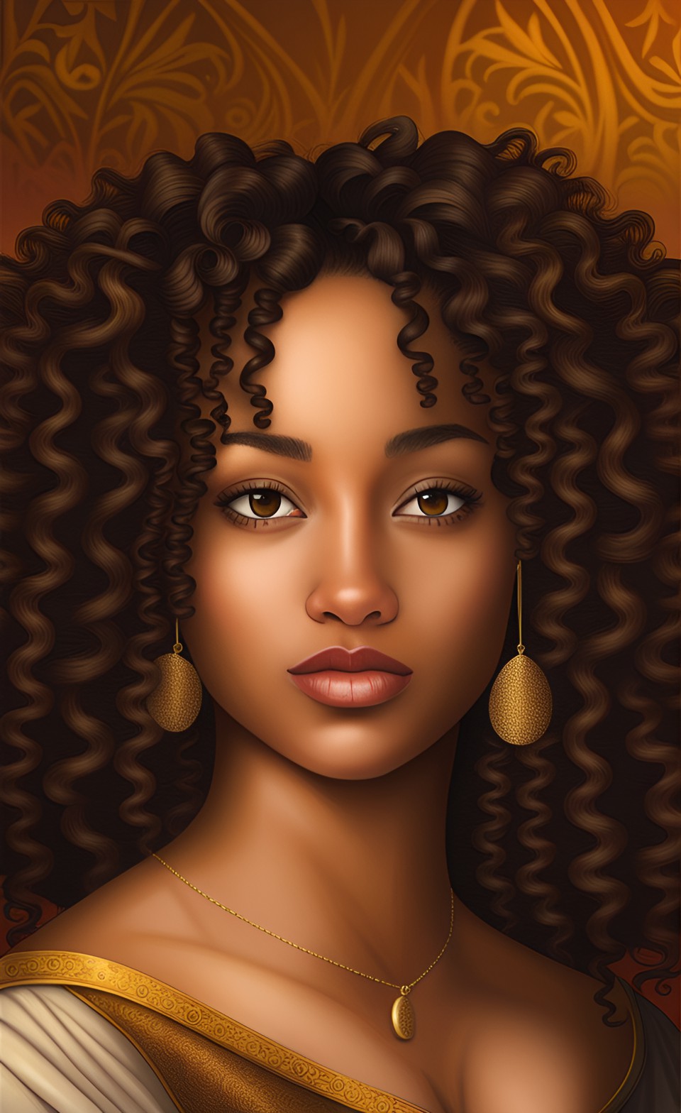 Beautiful iconic art work of mixed-race women Dreamc49