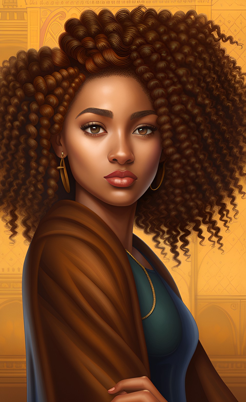 Beautiful iconic art work of mixed-race women Dreamc51