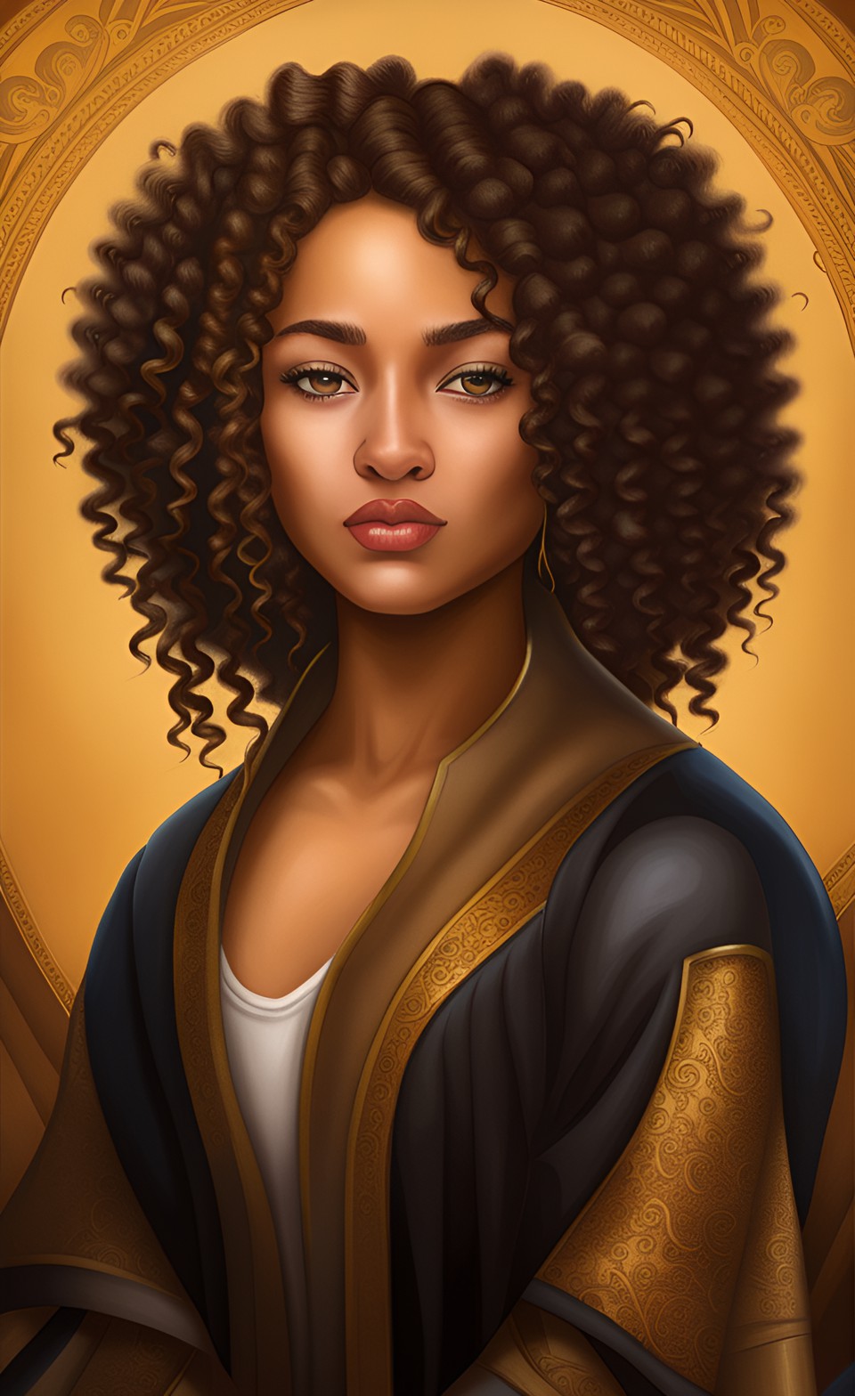 Beautiful iconic art work of mixed-race women Dreamc53