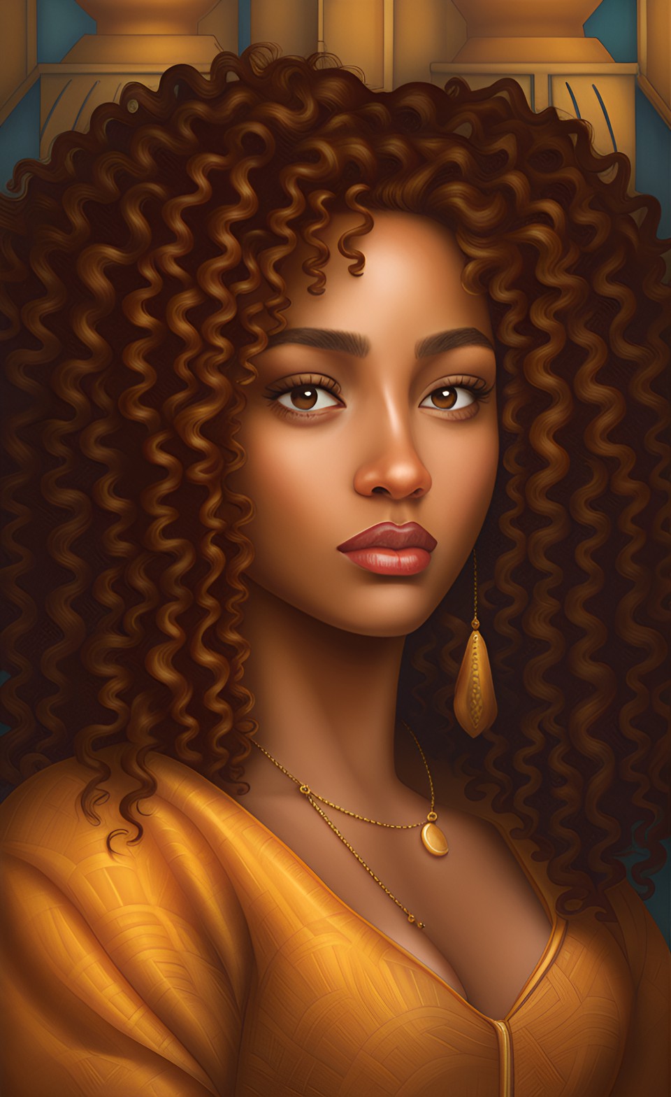 Beautiful iconic art work of mixed-race women Dreamc67